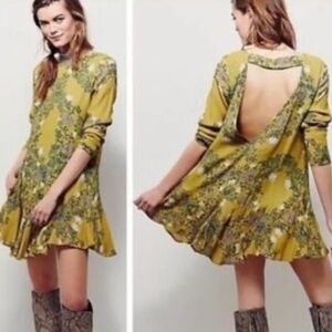 Free people Sweet Talker Dress with Open Back Large